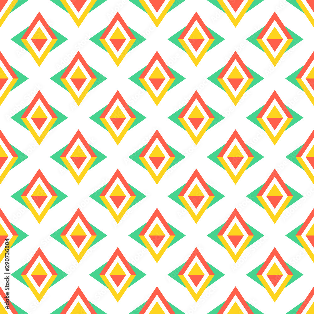 Poster geometric seamless pattern. abstract vector background. vector illustration.
