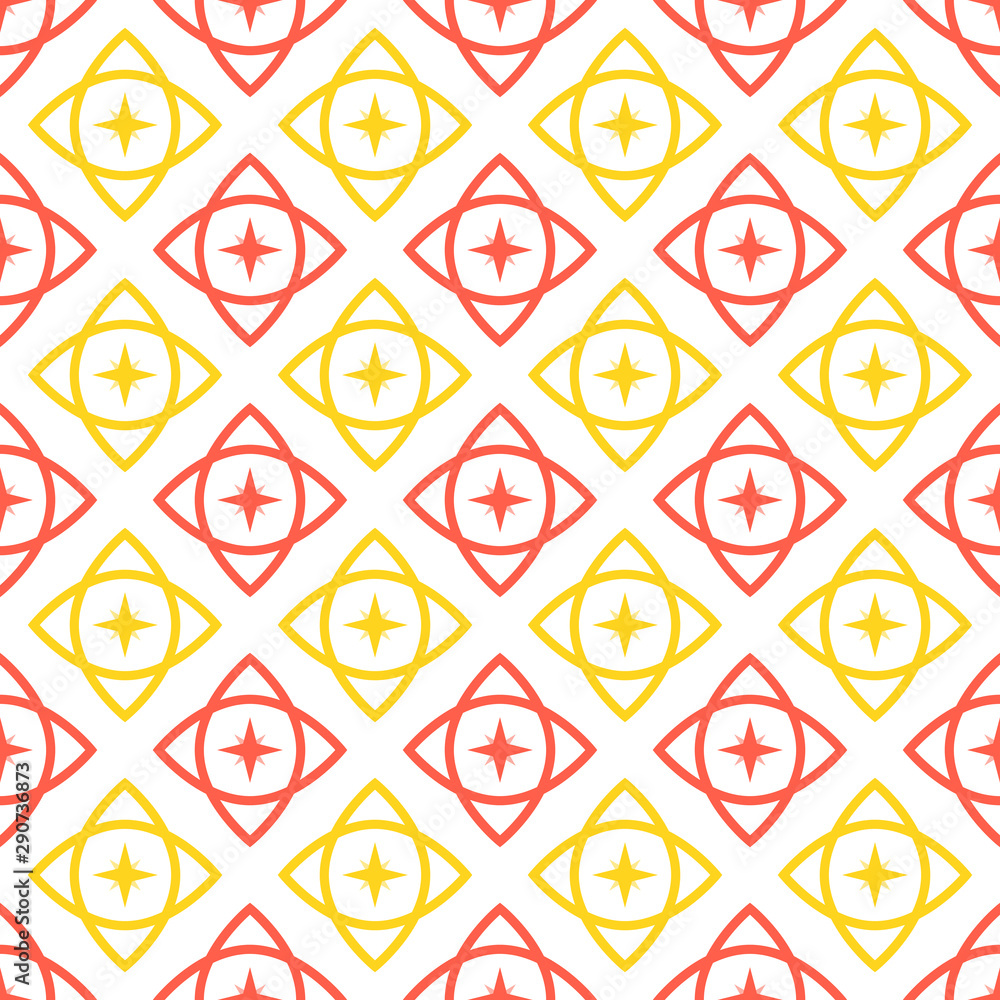 Poster geometric seamless pattern. abstract vector background. vector illustration.