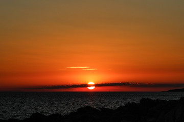 Sonnenuntergang Meer