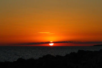 Sonnenuntergang Meer