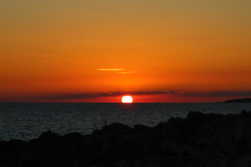 Sonnenuntergang Meer