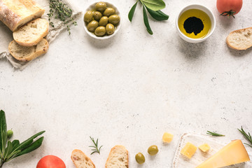 Italian food background