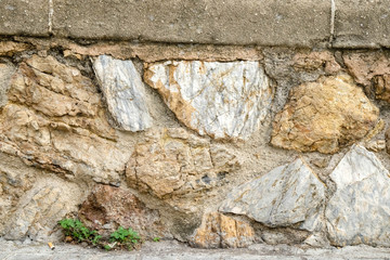 muro de piedra rustico