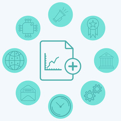 Add file vector icon sign symbol