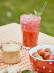 Strawberry cocktail