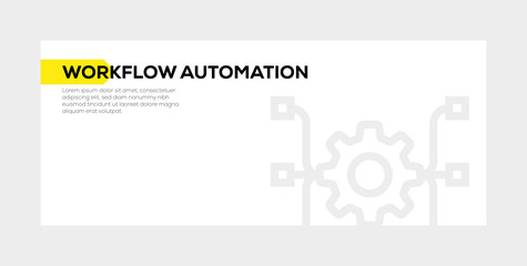 WORKFLOW AUTOMATION BANNER CONCEPT