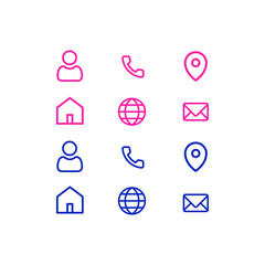 minimalist school flat icon vector design