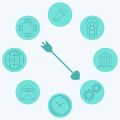 Arrow vector icon sign symbol