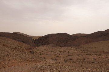 Fototapeta na wymiar The Red canyon in Israel near Eilat. 