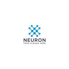 Fototapeta premium Abstract Neuron Logo. vector