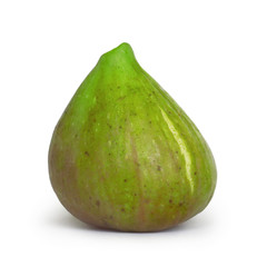 Fresh fig isolated on white background