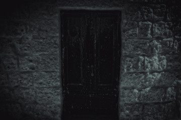 Fototapeta na wymiar The Scary Old Door