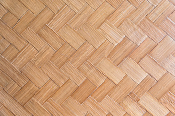 Bamboo woven pattern (handicrafts bamboo reflect culture, creativity and wisdom of the people)use for pattern background.
