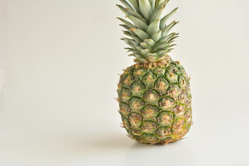 Fototapeta premium Pineapple on a white background