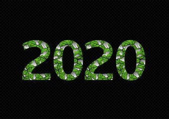 2020 Green planet illustration