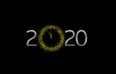 2020 Silver text illustration