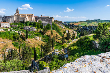 The stone tells. Stone wonder. Gravina in Puglia. Italy