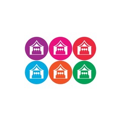 House logo template vector icon design