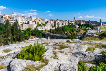 The stone tells. Stone wonder. Gravina in Puglia. Italy