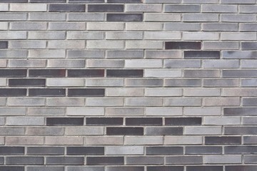 Gray brick wall. Texture. Background.