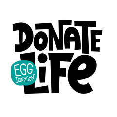 Egg donation lettering quotes