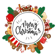 Christmas illustrations set