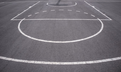 Basketball court lines