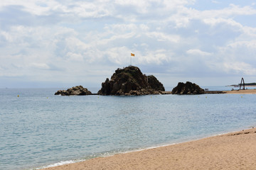 blick auf blanes vom haus sant joan
