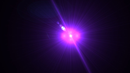 Bright Purple Lens Flare