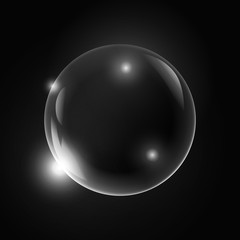 soap bubble black