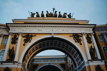 Fototapeta premium Palace square in St. Petersburg