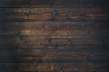 Old Vintage dark brown wooden table textured background (high details)