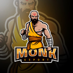Bearded monk logo gaming
