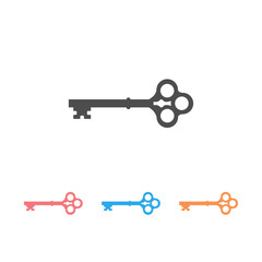 Key icon set symbol vector. on white background