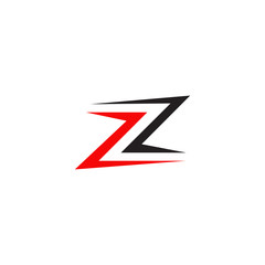 Z letter initial logo design vector template