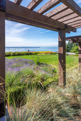 A perfect outdoor landscape with ocean view. Vancouver. Canada.