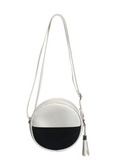 Fashion bag shoulder crossbody style (with clipping path) isolated on white background
