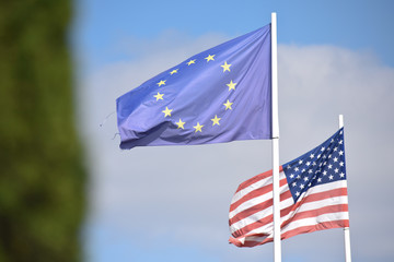 Etats Unis USA americain europe drapeau