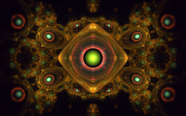 Shining  fractal wallpaper