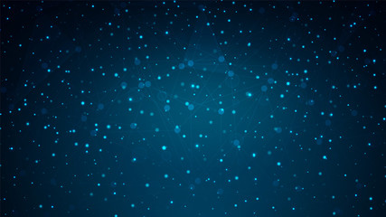 Obraz premium abstract blue Technology background