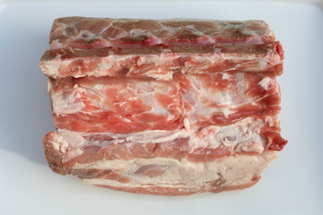 Schweinerücken mit Knochen