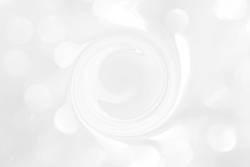 White marble texture with a spiral pattern for packaging in a modern style. Beautiful circle pattern with divorces and wavy lines in gray tones for wallpaper and screen saver, space modern theme.