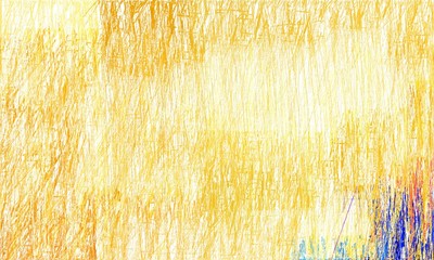 abstract drawing strokes background with copy space for text or image with light golden rod yellow, vivid orange and pastel orange colors. can be used as wallpaper, background or graphic element