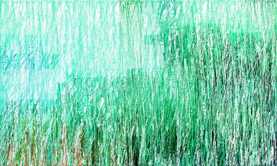 abstract drawing strokes background with copy space for text or image with honeydew, light sea green and very dark green colors. can be used as wallpaper, background or graphic element