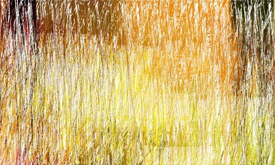 creative colorful drawing strokes background with golden rod, old lace and very dark green colors. can be used as wallpaper, background or graphic element