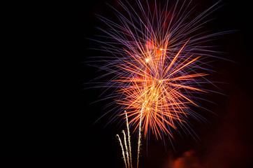 Fototapeta premium Feu d'artifice 14 juillet