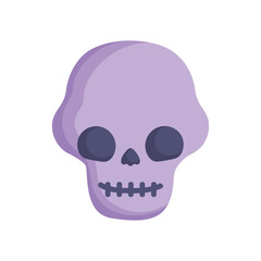 skull icon trick or treat happy halloween