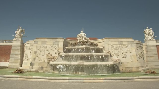 Baroque Fountain in the Garden of the Palace