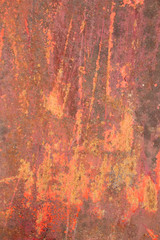 Obraz na płótnie Canvas Colours of peeling paint and rust