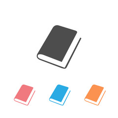 Book, Stationery Education Icon Set Vector